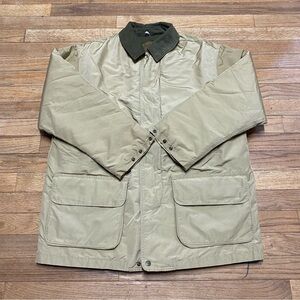 Vintage Woolrich Khaki Field Jacket Quilt Lined Gorpcore Granola Men’s Large